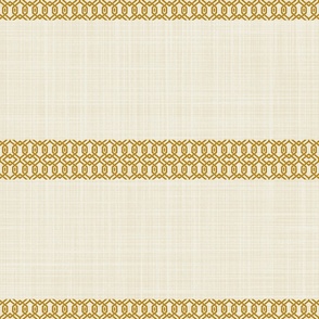 (L) Decorative horizontal border in warm golden sand - warm minimalism