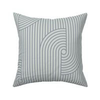 Geometric zen garden stripe (Gray, Vertical)