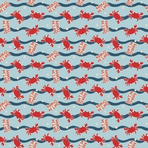 Don't Be Crabby Red Crabs and Word Pattern - Small
