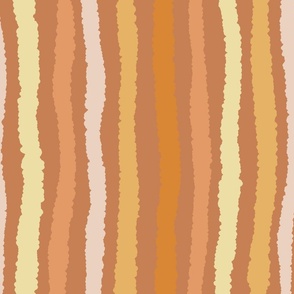 (L) Sand desert stripes warm minimalism - Brown 