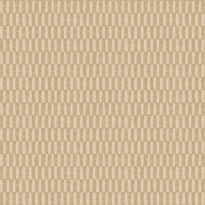 Minimalist geometric textured check in neutral beige and sand