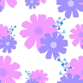 Purple Daisy Pattern