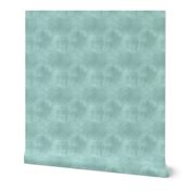6” repeat Abstract painterly fresco blender In pale verdigris cyan