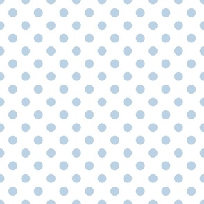 Polka Dots - Air Blue and White 1 