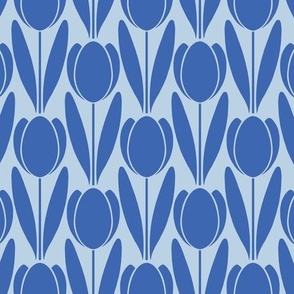 Tulips - Cobalt Blue and Air Blue 1