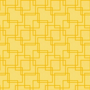 linked squares gold