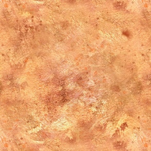 Warm Minimalism Abstract in Honey and Terracotta
