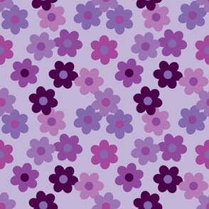 small daisy daisy: all happy purples