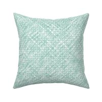 Textured weave in  mint green -(large)  open woven look - home decor