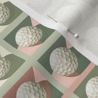 Golf Balls Muted Color Block