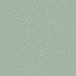 Drops - Minimalism - Sunflower's Seeds - Muted Teal