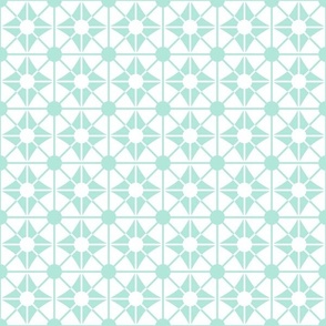 lattice blender quilt coordinate on point aqua pastel teal 1 one inch square block radiant lines quilt backing kitchen wallpaper white background