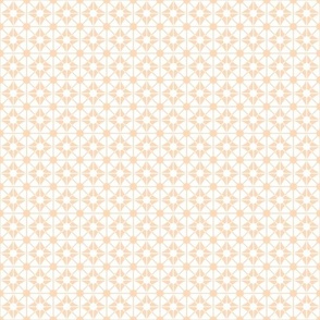 lattice blender quilt coordinate on point peach pastel orange 1/2 half inch square block radiant lines quilt backing kitchen wallpaper white background