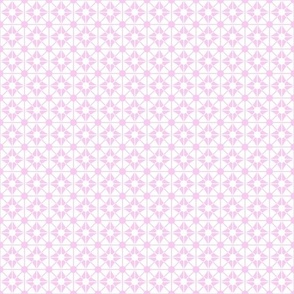 lattice blender quilt coordinate on point pink pastel rose 1/2 half inch square block radiant lines quilt backing kitchen wallpaper white background