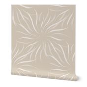 (l) Desert Sun Rays on Dusty Sand Cream Beige | Neutral Warm Minimalism | Large Scale