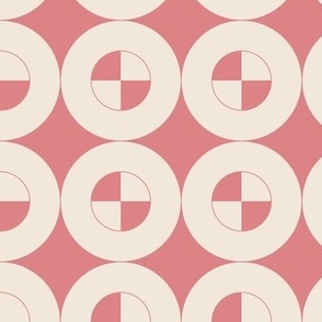 Encircled 5 3 Inch ~ circle ~ geometric ~ apparel ~ bedroom wallpaper ~ bathroom wallpaper ~ kitchen wallpaper ~ ladies clothing ~ female apparel ~ Pantone Peach Fuzz
