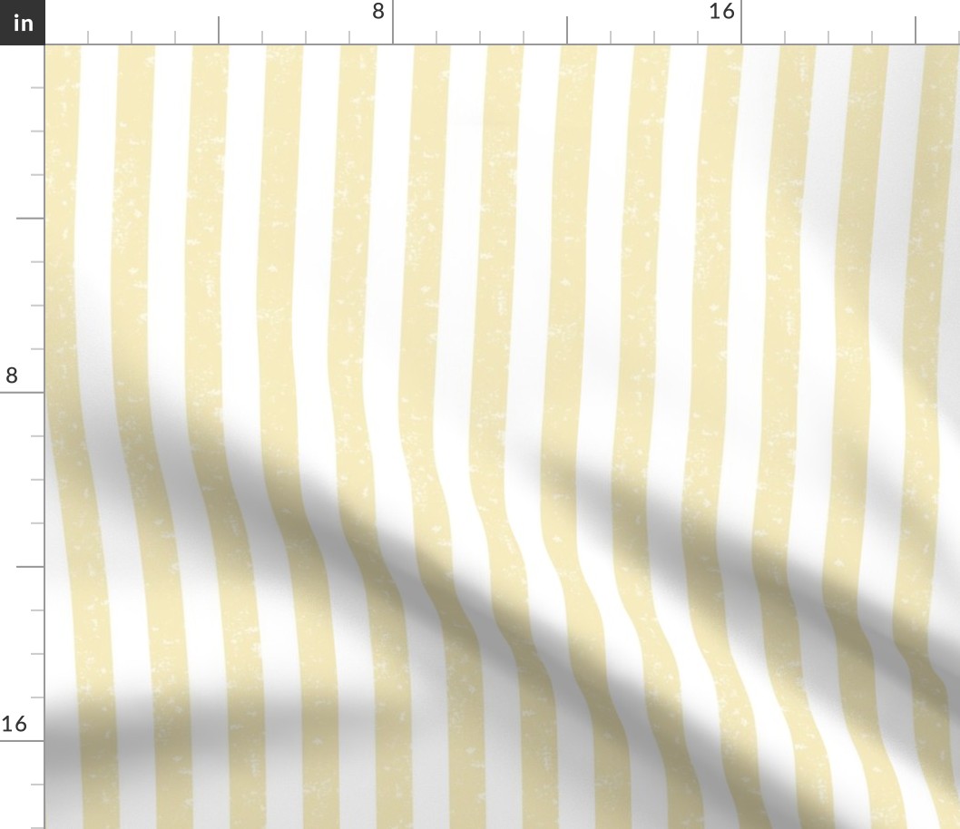 Stripes in Textured Yellow and White