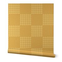 houndstooth linen checkers ⌘ cream on gold warm minimalism