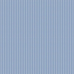 Wabash Stripe: Chambray Blue Vintage Work Wear Stripe, Retro Train Stripe