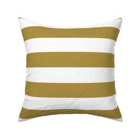 FS Vegas Gold and White Two Inch 2 in Wide Stripe
