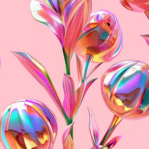 Imagine Glass Balls Flowering