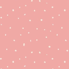 Groovy Floral - Pink with Cream Speckles