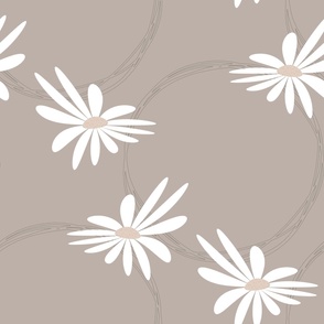 Warm Minimalism - with just a few flowers 