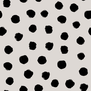 Dots Beige and Black Painted Surface, where timeless elegance meets contemporary flair. 