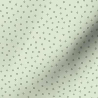 (M) Summer polka dots light green