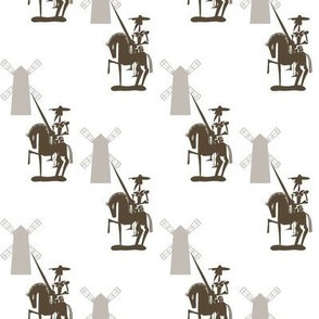 Don Quixote on White