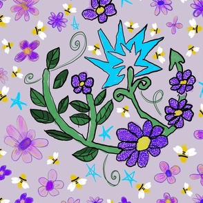 Lilac spiky Flower