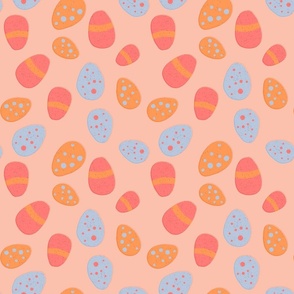 Easter Delight - Whimsical Speckled Egg Pattern for Spring Celebrations