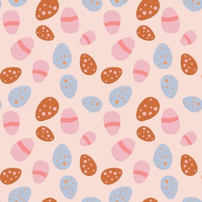 Easter Delight - Whimsical Speckled Egg Pattern for Spring Celebrations