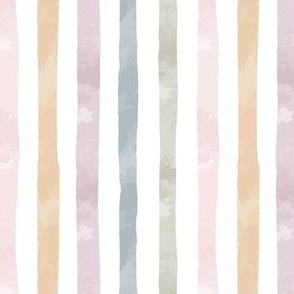 Serene Watercolor Stripes