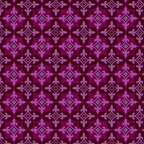 The bordeaux and violet pattern