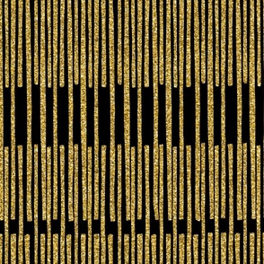 Piano  Abstract minimalistic Gold Glitter Black