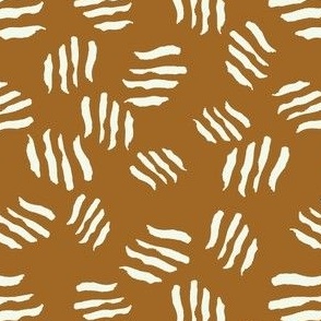  Boho Scratch Marks: Mustard & Mint Blender Pattern, Small 