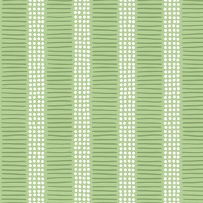 dot and line stripes/spring green