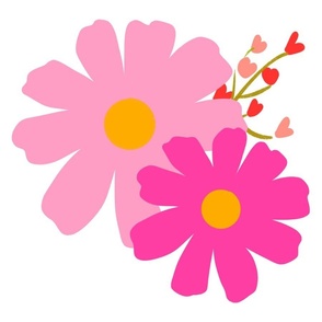 Pink Daisy Pattern