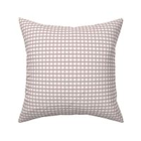 1/4 inch Small Soft dusty violet gingham check - lilac lavender pastel cottagecore nursery baby girl country plaid - perfect for wallpaper bedding tablecloth kopi