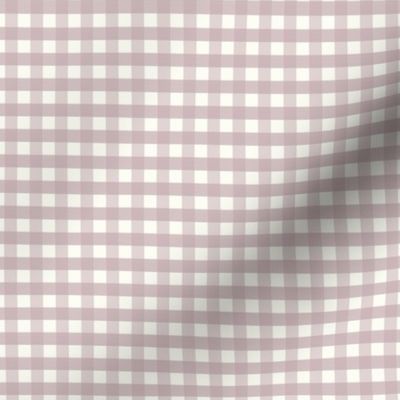 1/4 inch Small Soft dusty violet gingham check - lilac lavender pastel cottagecore nursery baby girl country plaid - perfect for wallpaper bedding tablecloth kopi