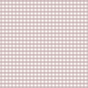 1/8 inch Tiny (xxs) Soft dusty violet gingham check - lilac lavender pastel cottagecore nursery baby girl country plaid - perfect for wallpaper bedding tablecloth