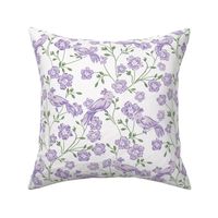 medium whimsical chinoiserie // lavender and green