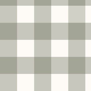 1.5" Gingham: Chert Green Gingham Check, Gray Sage Buffalo Check, Buffalo Plaid