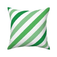 L / Green Diagonal Stripes St. Patrick's Day Coordinate