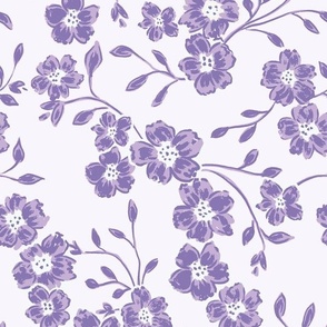 medium chintz blooms // lavender