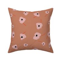 blush abstract flowers
