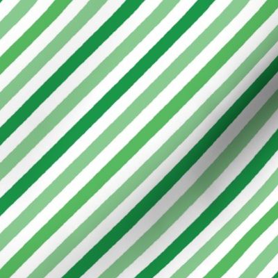S / Green Diagonal Stripes St. Patrick's Day Coordinate