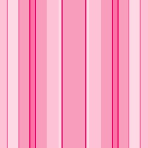 Bubblegum Pink Stripes