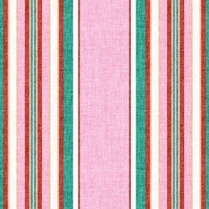 Maggie Plaid pink red  green MEDIUM SCALE